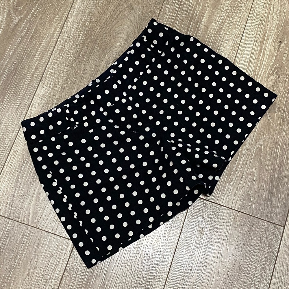 Loft black with white polka dots